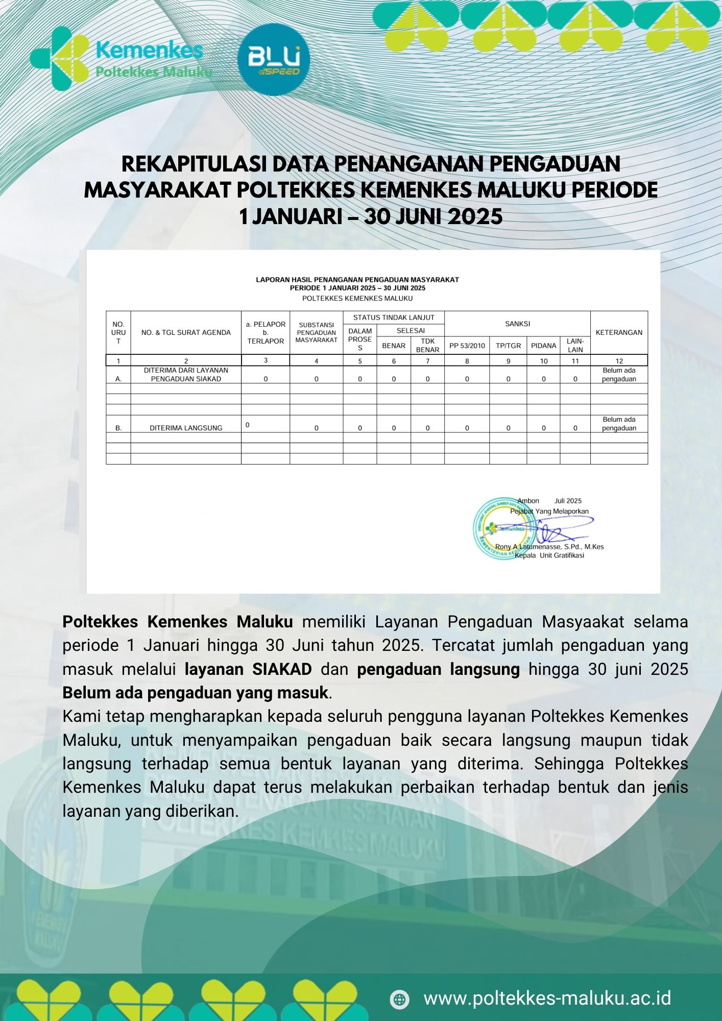 Hasil Dumas 2025 Sem1